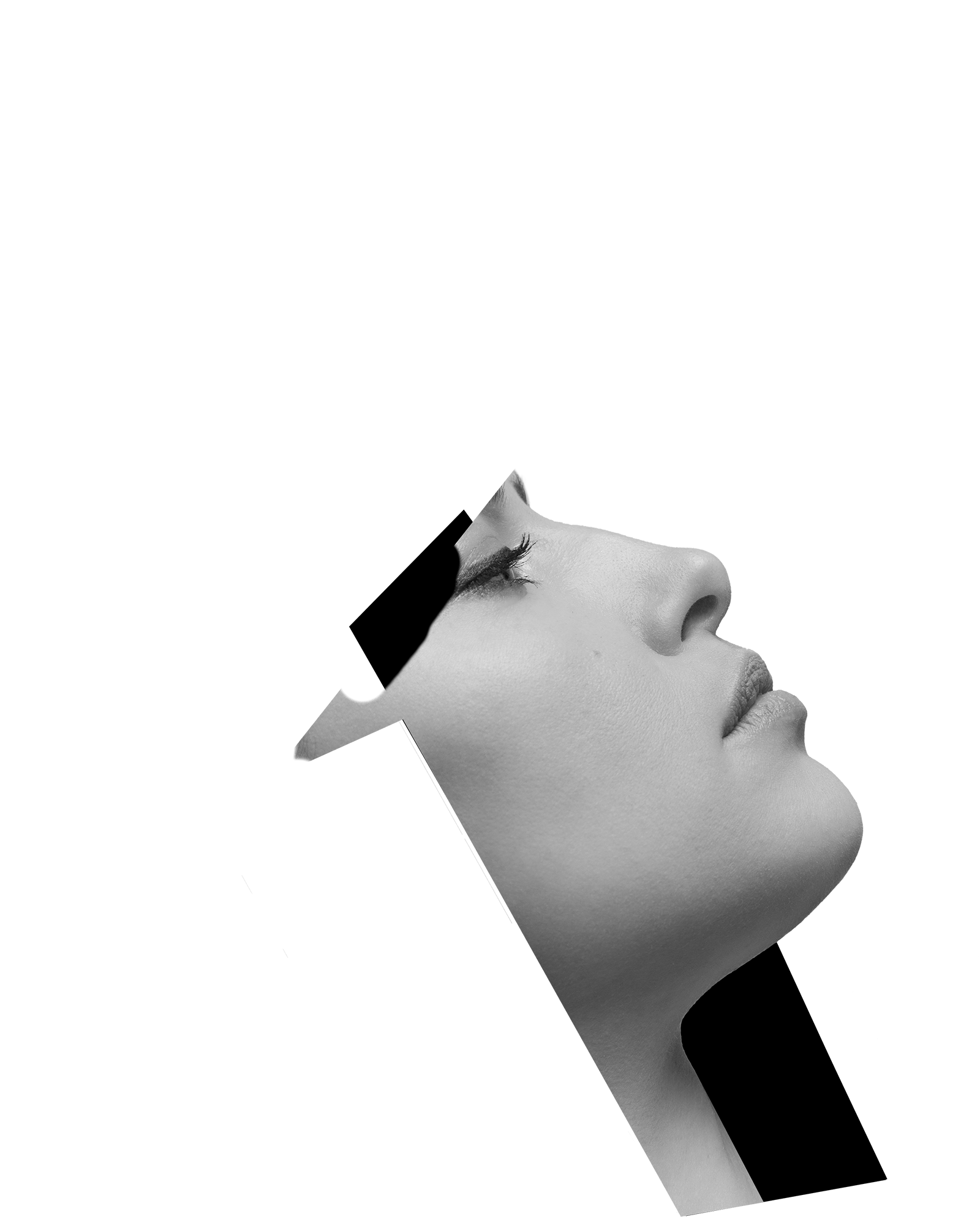 A woman, Part of the collage 1