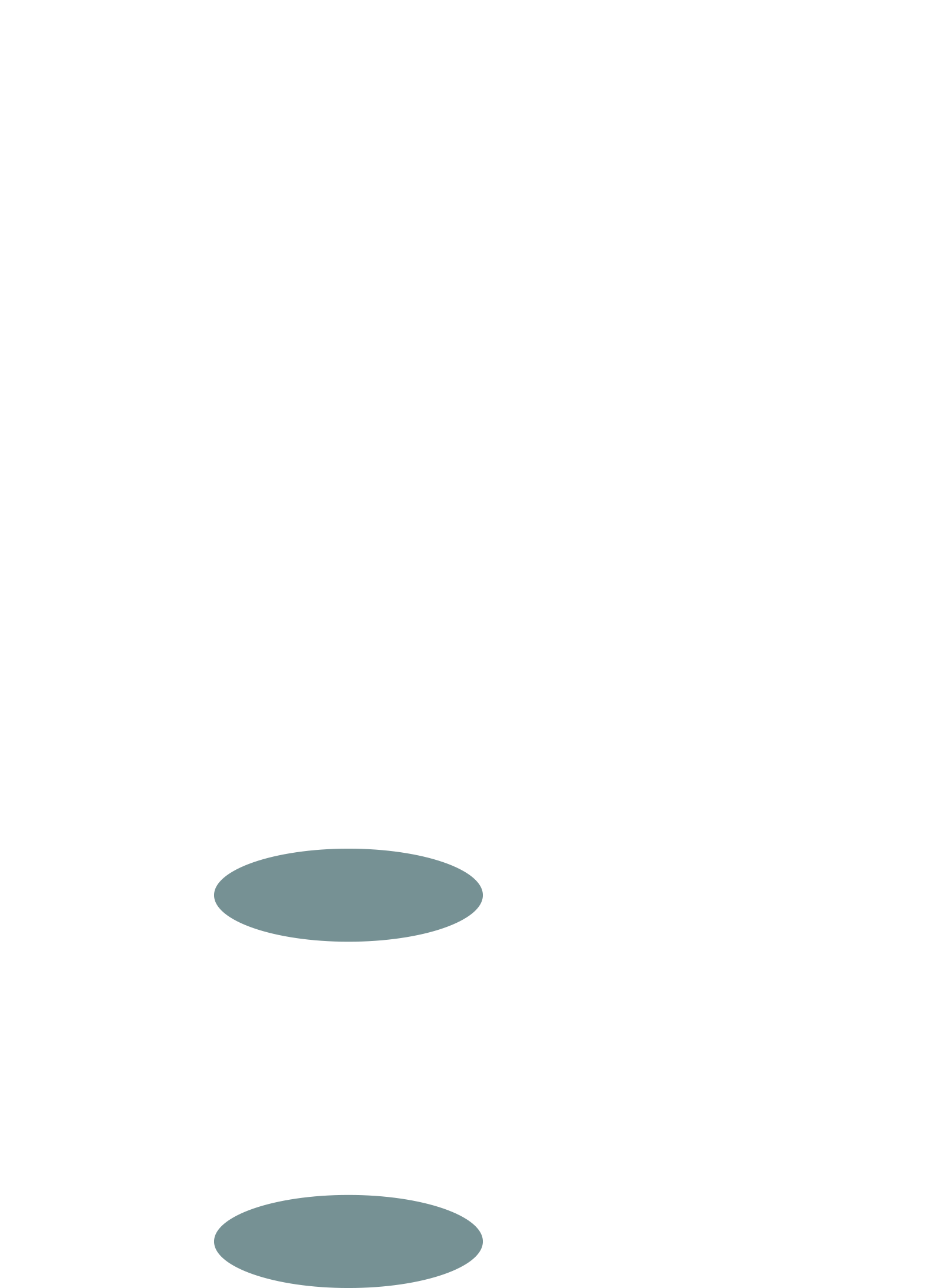 Two pale green ellipses, Part of the collage 6